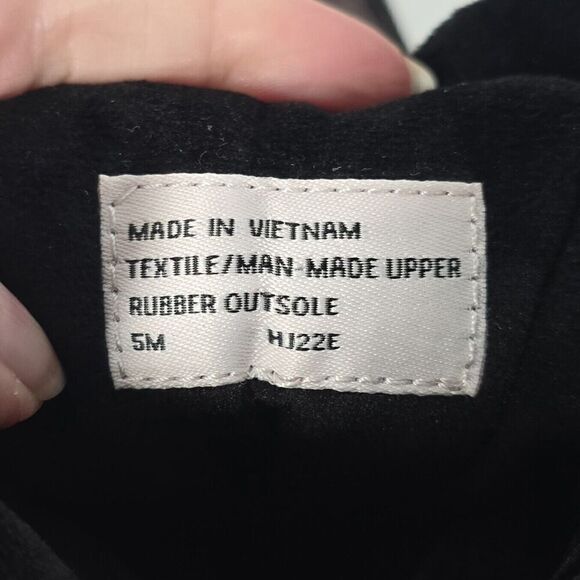 Michael Kors Liv Wedge Booties Womens 5 Black Brown‎ Monogram Soft Knit - Picture 9 of 12